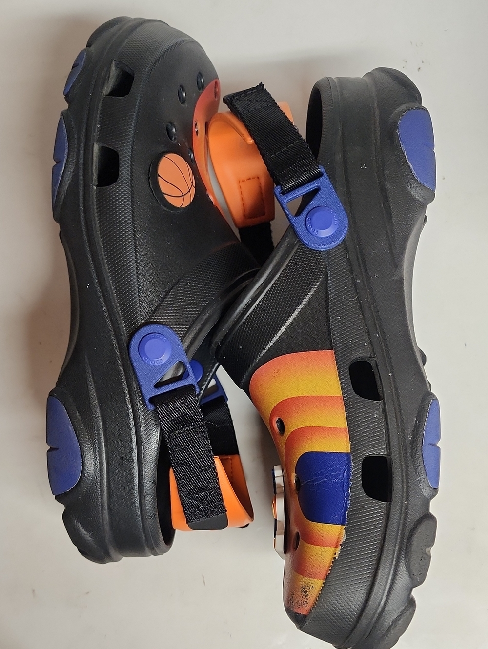 Space Jam RARE Tune Squad Black Clog Shoes with Orange Accent Size M 11 - Picture 10 of 10